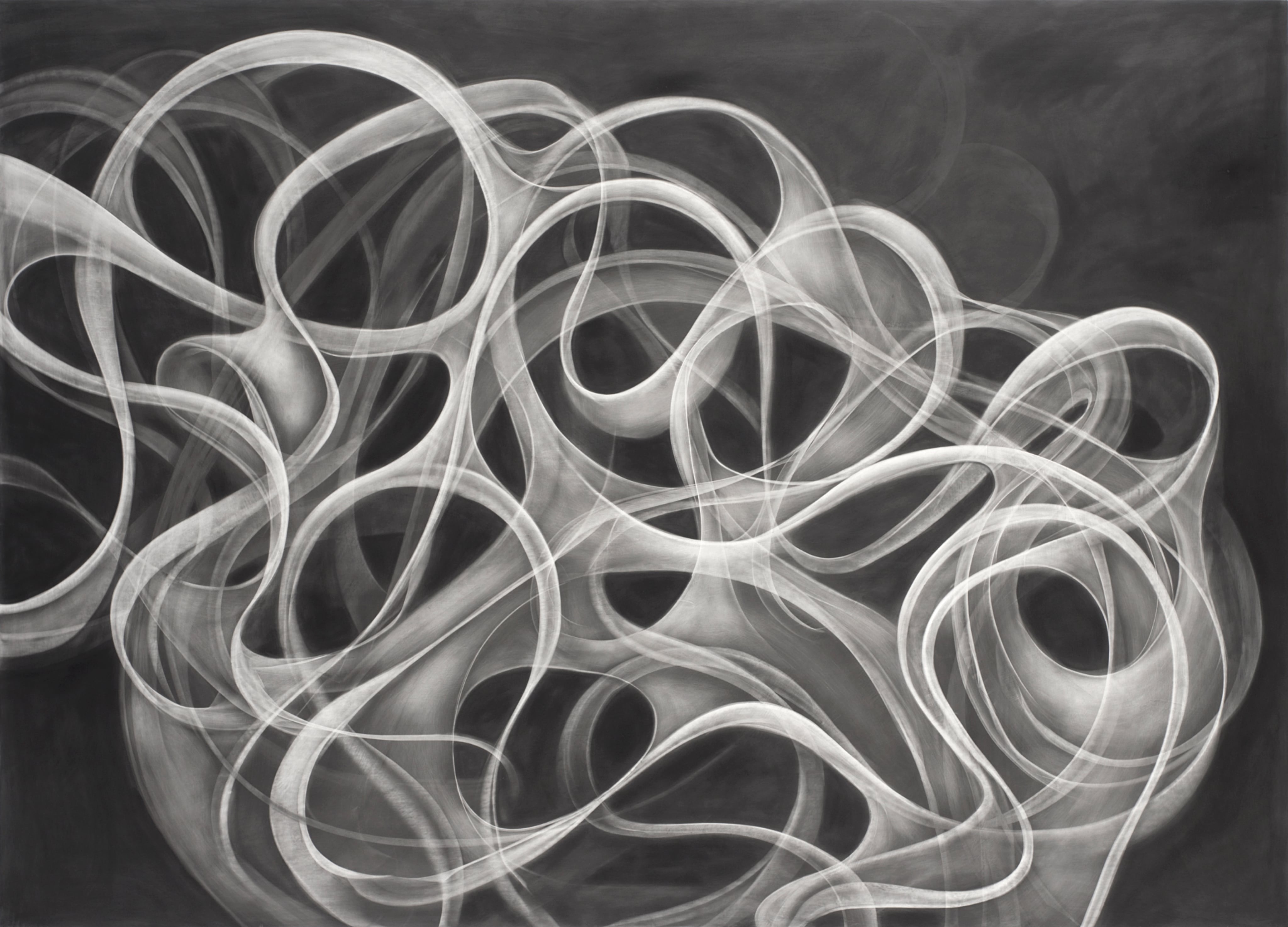 Myrtle, 55 x 76 inches, 42 x 76, oil, alkyd and graphite on linen, 2014