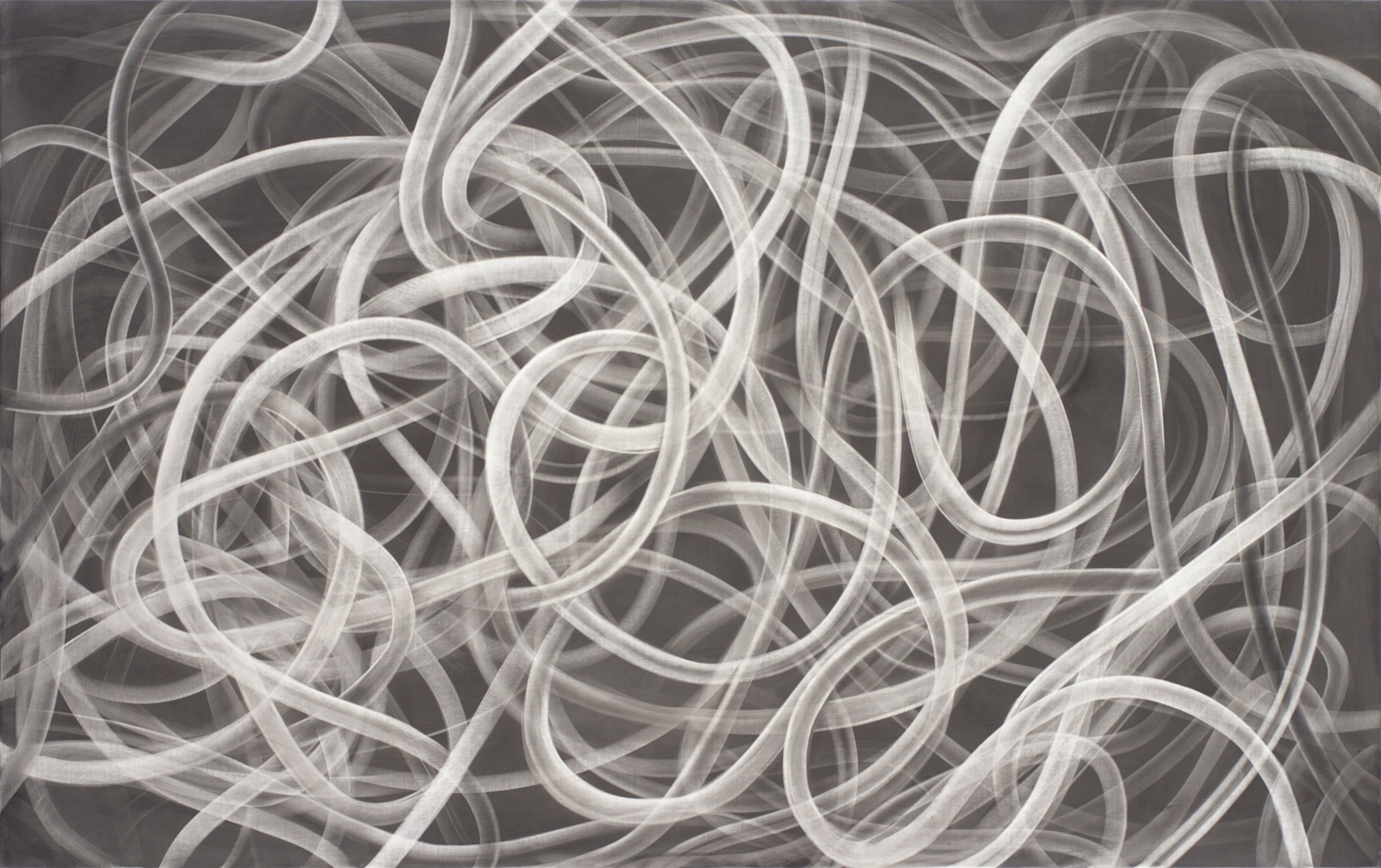 Huntington, 32 x 54 inches, 42 x 76, oil, alkyd and graphite on linen, 2014