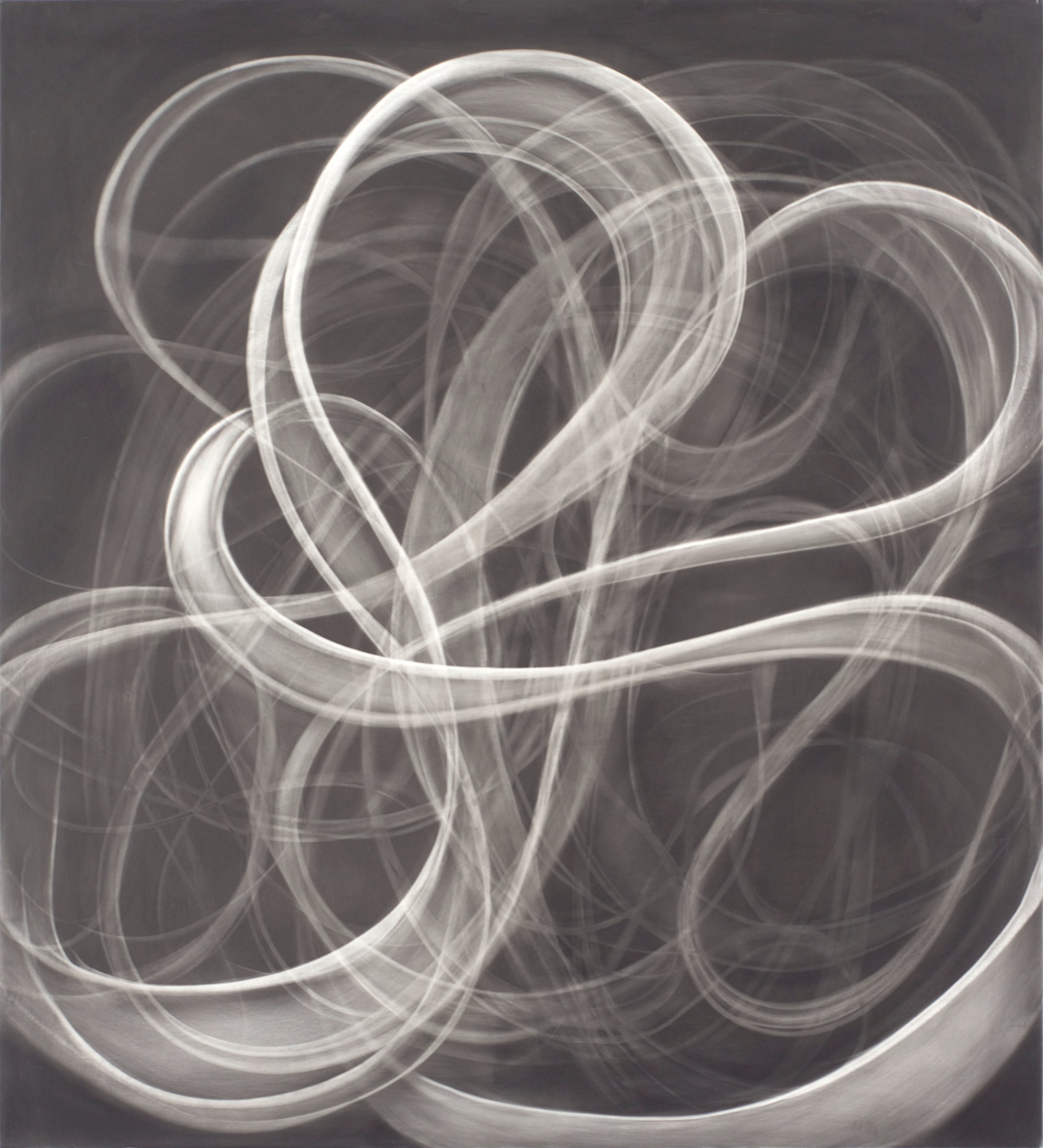 Willoughby, 40 x 34 inches, 42 x 76, oil, alkyd and graphite on linen, 2014
