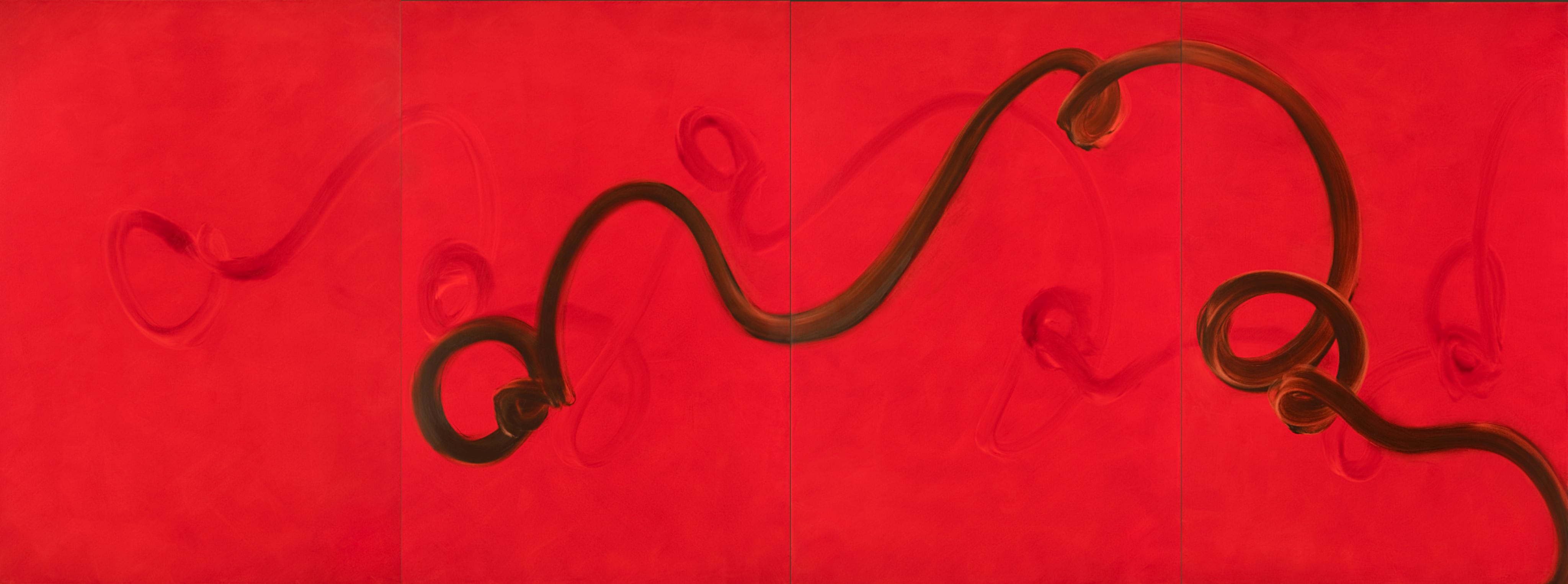 Gee, 72 x 152 inches, oil on canvas, 2022 